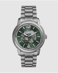 Fossil - Fossil Heritage Silver Tone Analogue Watch