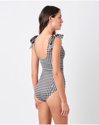 UNE PIECE - Classic Square Neck One Piece Swimsuit