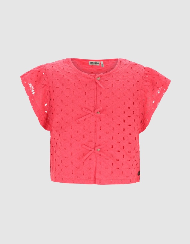 Like FLO - Charlotte Broderie Anglaise Blouse - Kids-Teens