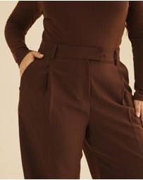 Atmos&Here Curvy - Mariah Wide Leg Pants