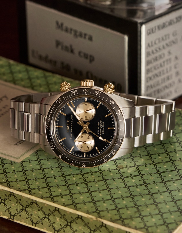 TIMEX - Waterbury Heritage Chronograph 39mm Stainless Steel Bracelet Watch