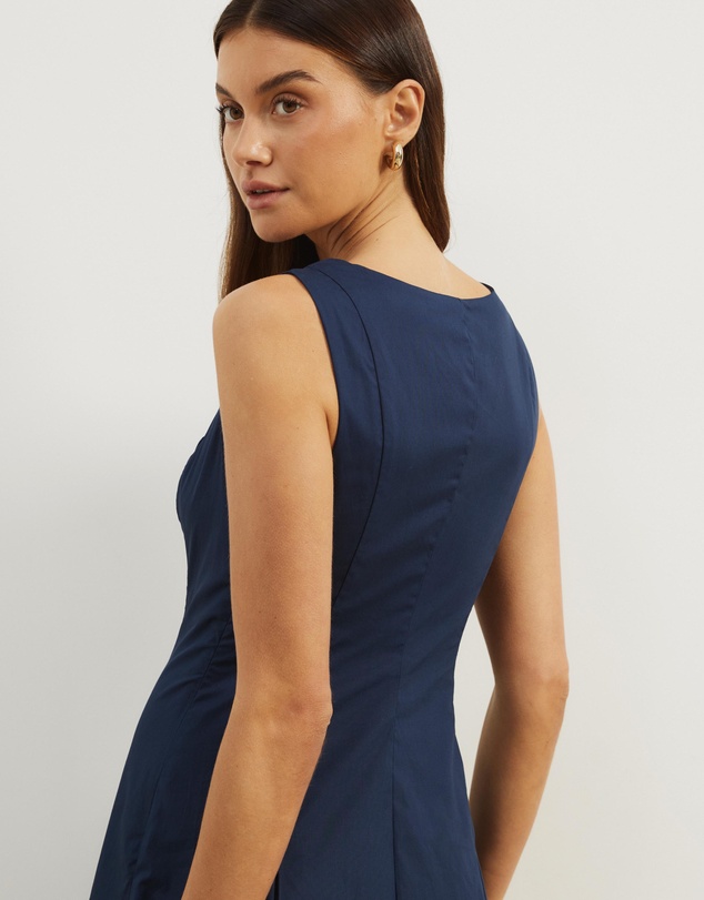 Atmos&Here - Ivy Square Neck Cotton Maxi Dress