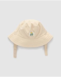 Purebaby - Reversible Bucket Hat -Kids-Babies