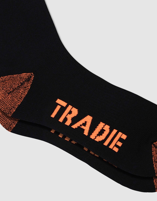 TRADIE - Industrial Crew Cotton Work Sock 6 Pack