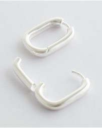 SAINT VALENTINE - Amsterdam Large Hoops - Silver