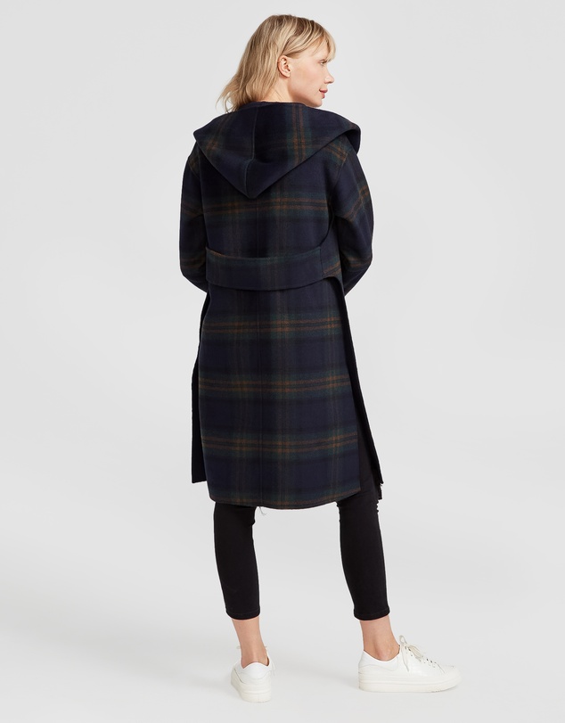 Belle & Bloom - Walk This Way Wool Blend Hooded Coat
