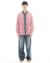 THE TALES - Utility Flannel And Denim Shirt