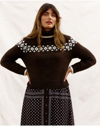 Binny - Dinner Plain With 'Aunt Jane Jumper