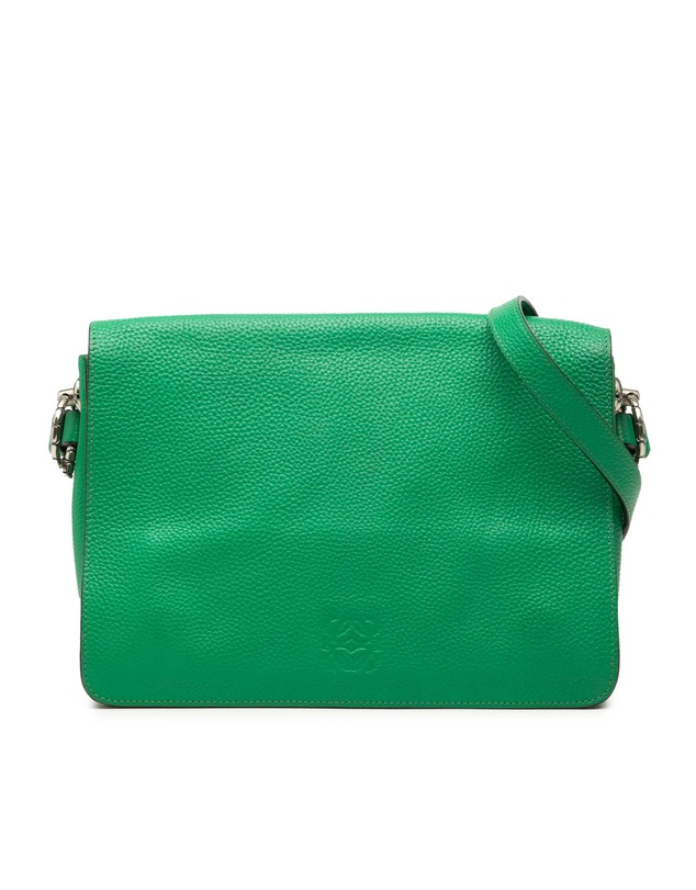 Pre-Loved by Azura Reborn - Pre-Loved Pebbled Calfskin Anagram Flap Crossbody