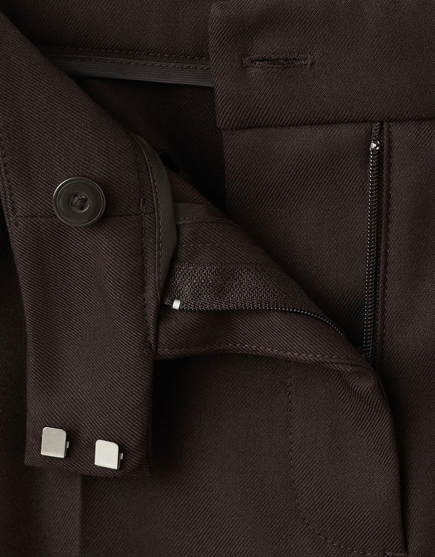 M.N.G - Wide-Leg Mid-Rise Pleated Trousers