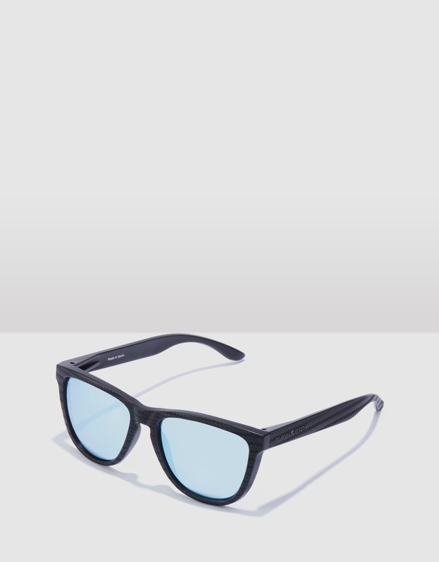 Hawkers Co - HAWKERS - Polarized Blue Chrome ONE RAW CARBONO Sunglasses for Men and Women UV400