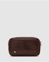 Republic of Florence - Marcus Brown Leather Carry Pouch