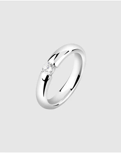 Elli Jewelry - Ring Zirconia 925 Sterling Silver