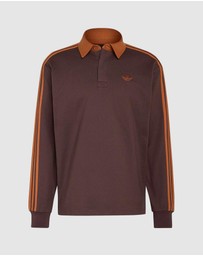 adidas Originals - 3-Stripes Rugby Long Sleeve Polo