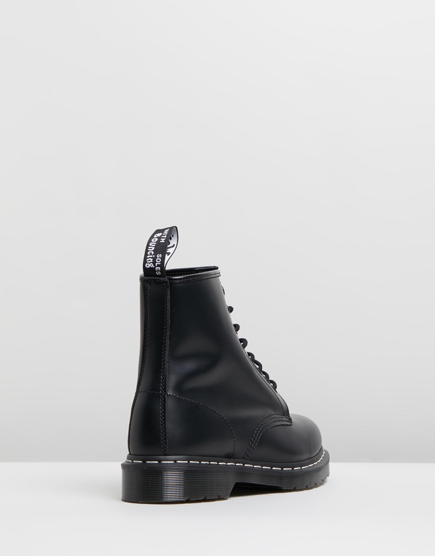 Dr Martens - Unisex 1460 White Stitch 8-Eye Boots