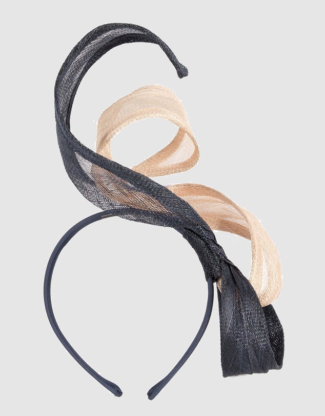 Max Alexander - Sculptured Sinamay Fascinator Headband