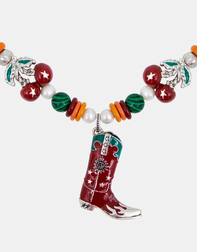 TwoJeys - Summer Boot Necklace