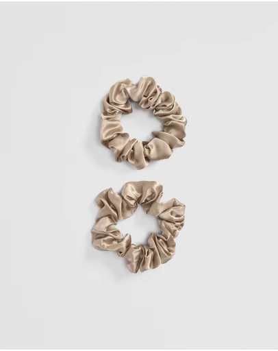 Country Road - Silk Scrunchie Pack Of 2