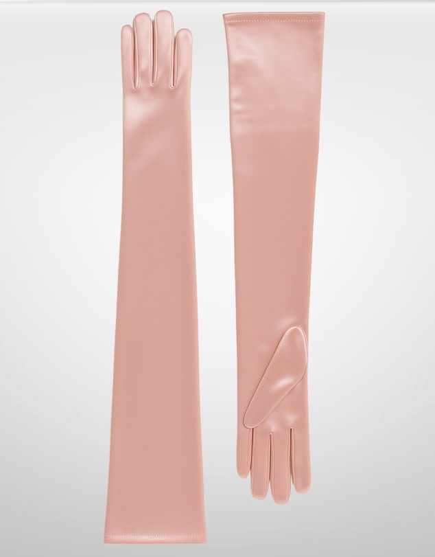 DENTS - Long Above-Elbow Satin Gloves