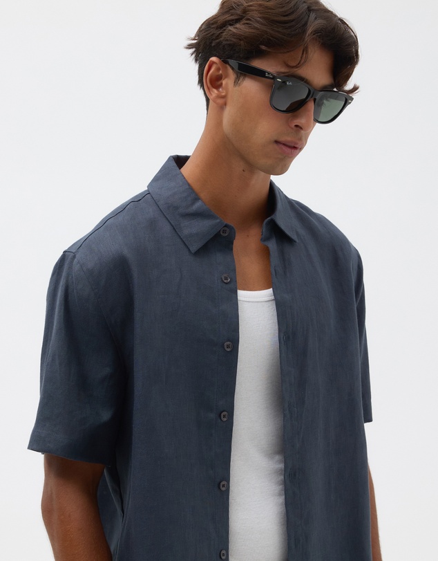 AERE - Euro Resort Linen SS Shirt
