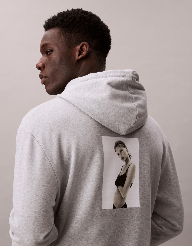 Calvin Klein - Kate Moss Fleece Graphic Hoodie