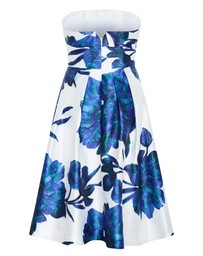 City Chic - Tiffany Bloom Strapless Midi Dress