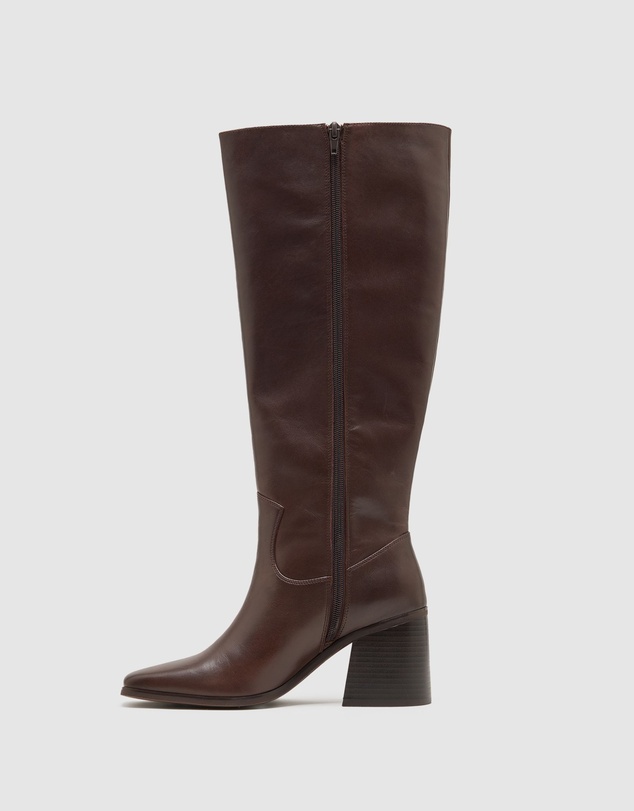Oxford - Jeanie Leather Knee Boot