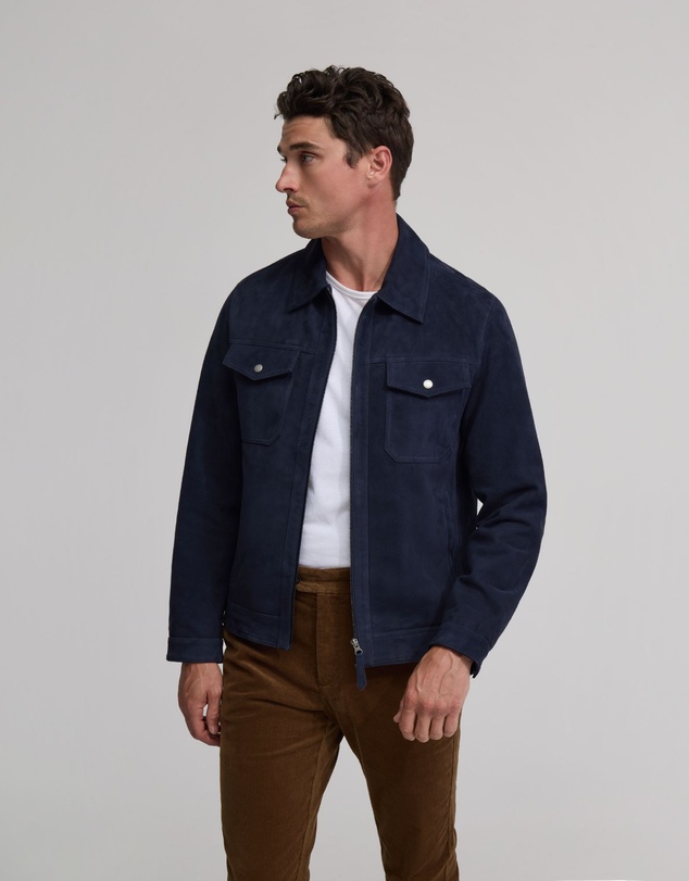 Oxford - Suede Trucker Jacket