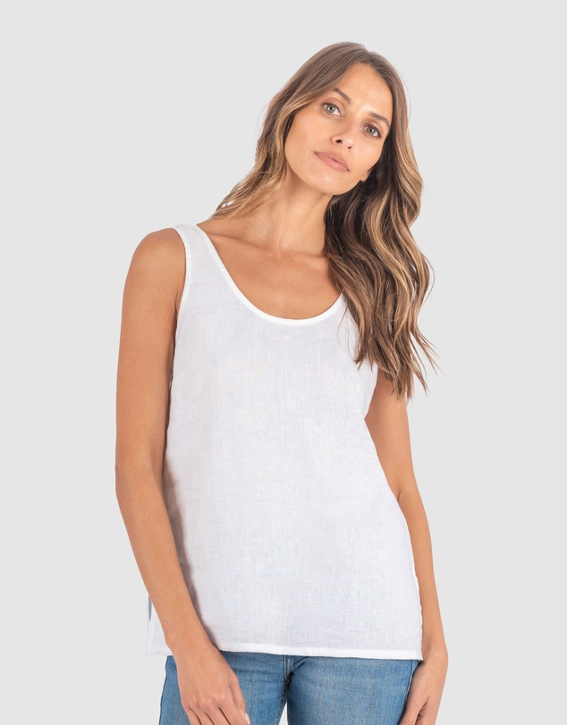 CAMIXA - Tanya Tank Linen Top