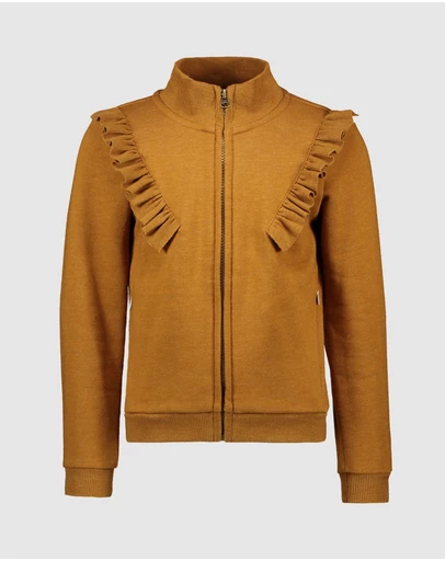 Like FLO - Ruffle Zip Cardigan - Kids-Teens