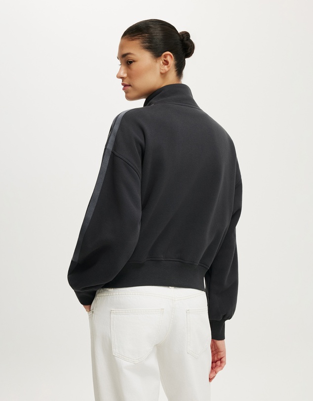 Cotton On - Funnel Neck Fleece Zip Through