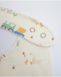 Little Stuff - Farm Friends Jersey Bibs Set Of 2