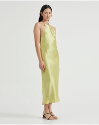 Third Form - Crush Bias Halter Dress