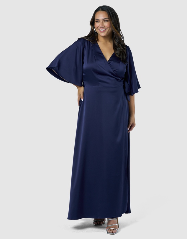 Pink Dusk by Curve Project - Glitz and Glam Maxi Dress