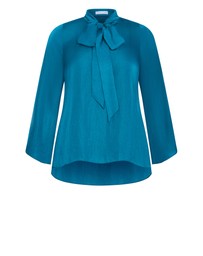 City Chic - Mahalia Neck Tie Top