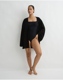 BONDI BORN - Cremona Tie-Front Mini Coverup