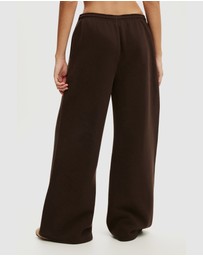 Cotton On Body Active - Plush Tie Waist Wide Leg Sweatpants