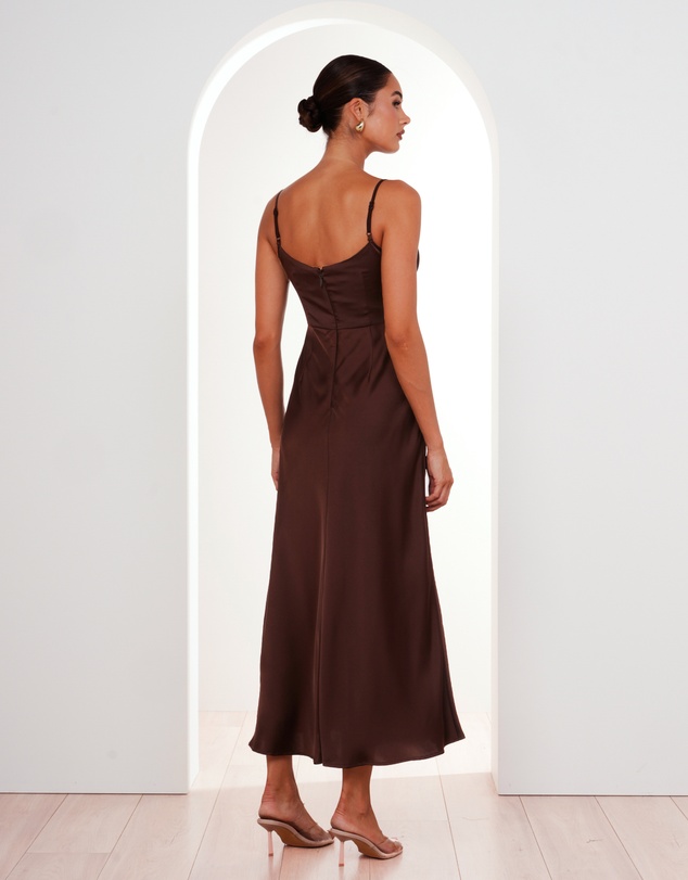 Pilgrim - Natalie Cowl Neck Maxi Dress