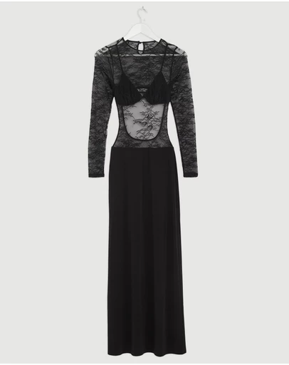 Revibe - Repaired BY JOHNNY. Elara Lace Dress - AU 6