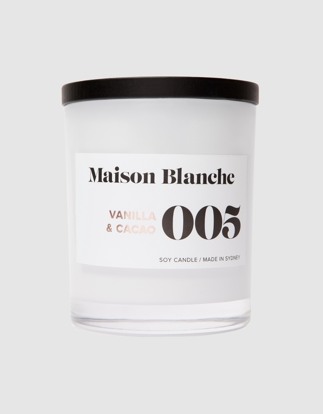 Maison Blanche - 005 Vanilla & Cacao - Large Candle