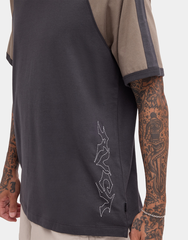 RVCA - Mens Stitch Raglan T-Shirt