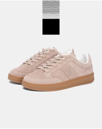 Tommy Hilfiger - Jackie TH Heritage Suede Court Sneakers - Women's