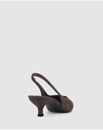 Verali - Lush Slingback Kitten Heels