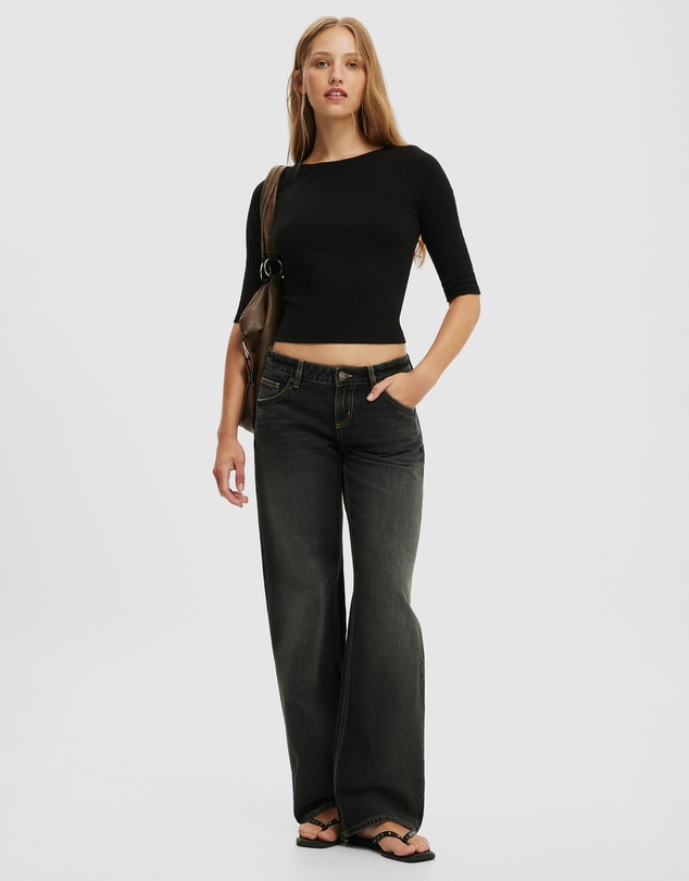 Cotton On - Low Rise Straight Jeans