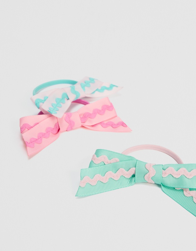 Country Road - Ric Rac Bow Pack Of 3