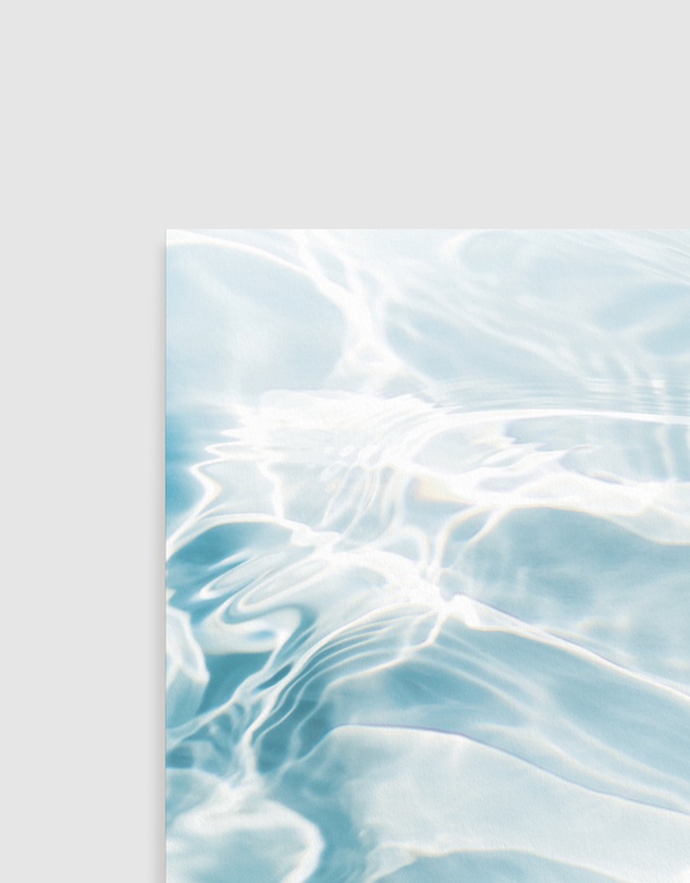 Olive et Oriel - Hamptons Pool View I Art Print
