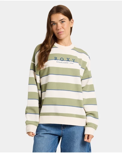 Roxy - Womens Strictly Stripe Crew Neck