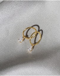 SAINT VALENTINE - Valentine Mini Hoops - Gold