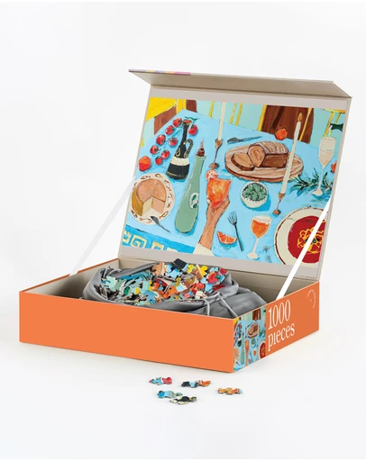 Journey Of Something - 1000 Piece Puzzle - Feast on the Sunlit Terrace