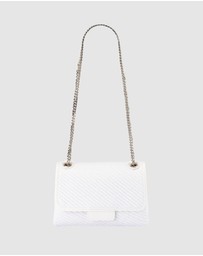 Olga Berg - Alexa Woven Shoulder Bag